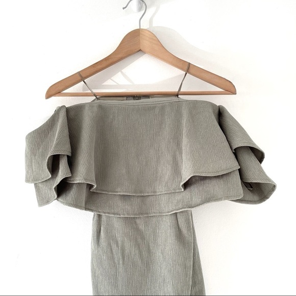 NWT Keepsake Serenity Off Shoulder Midi Dress - Picture 6 of 10